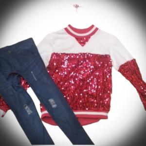 WEISSMAN NWOT girl's Play Hard 3 piece dance costume!